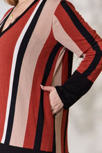Load image into Gallery viewer, Celeste Striped Button Up Long Sleeve Cardigan