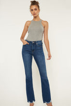 Load image into Gallery viewer, Kancan Cat&#39;s Whiskers Raw Hem Flare Jeans