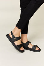 Load image into Gallery viewer, WILD DIVA Velcro Double Strap Slingback Sandals