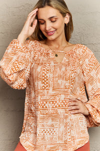 HEYSON Just For You Aztec Tunic Top