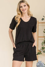 Load image into Gallery viewer, Celeste Rib Short Sleeve T-Shirt and Shorts Set