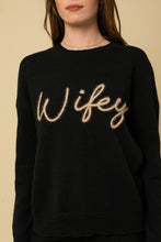 Load image into Gallery viewer, Gilli WIFEY Graphic Pullover Sweater