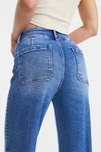 Load image into Gallery viewer, BAYEAS Raw Hem High Waist Wide Leg Jeans