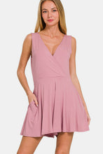 Load image into Gallery viewer, Zenana Surplice Neckline Sleeveless Romper