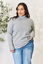Load image into Gallery viewer, Heimish Turtleneck Long Sleeve Slit Sweater