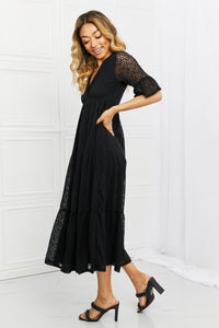 P & Rose Lovely Lace Tiered Dress