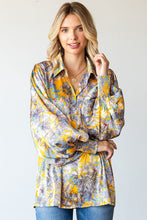 Load image into Gallery viewer, First Love Floral Lantern Sleeve Blouse