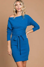 Load image into Gallery viewer, Culture Code Off Shoulder Dolman Sleeve Dress