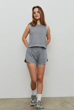 Load image into Gallery viewer, THE BLANK LAB Round Neck Crop Tank and Shorts Set