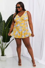 Load image into Gallery viewer, Marina West Swim Clear Waters Swim Dress in Mustard