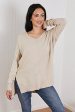 Load image into Gallery viewer, Zenana Sweater Weather Center Seam Tunic Sweater