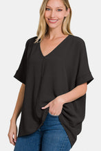 Load image into Gallery viewer, Zenana Full Size V-Neck Short Sleeve Top