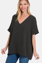 Load image into Gallery viewer, Zenana Full Size V-Neck Short Sleeve Top