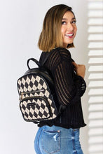 Load image into Gallery viewer, David Jones Printed PU Leather Backpack