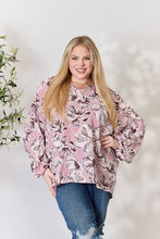 Load image into Gallery viewer, Heimish Floral V-Neck Balloon Sleeve Blouse