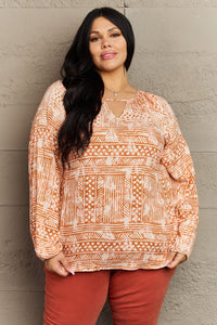 HEYSON Just For You Aztec Tunic Top