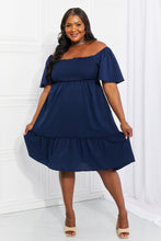 Load image into Gallery viewer, Davi &amp; Dani Let&#39;s Laugh Smocked Bow-Look Back Dress