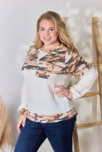 Load image into Gallery viewer, Hailey &amp; Co Printed Round Neck Blouse