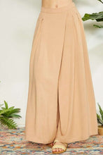 Load image into Gallery viewer, Mittoshop Wrap Pleating Detail Wide Leg Pants