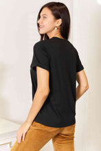 Load image into Gallery viewer, Simply Love Letter Graphic Round Neck T-Shirt