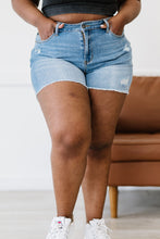 Load image into Gallery viewer, Judy Blue Penny High-Waisted Distressed Shorts