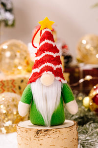 4-Pack Christmas Light-Up Faceless Gnome Hanging Widgets