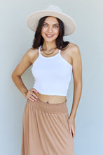 Load image into Gallery viewer, Doublju Comfort Princess High Waist Scoop Hem Maxi Skirt in Tan