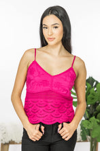Load image into Gallery viewer, White Birch Sweet Paradise Sleeveless Lace Top