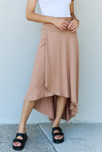 Load image into Gallery viewer, Ninexis First Choice High Waisted Flare Maxi Skirt in Camel