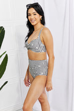 Load image into Gallery viewer, Marina West Swim Take A Dip Twist High-Rise Bikini in Black