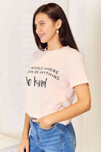 Load image into Gallery viewer, Simply Love Slogan Graphic Cuffed T-Shirt