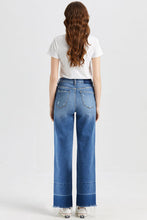 Load image into Gallery viewer, BAYEAS Full Size High Waist Cat&#39;s Whisker Wide Leg Jeans