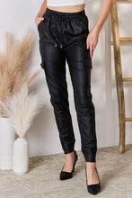 Load image into Gallery viewer, Color 5 Faux Leather Cargo Pants