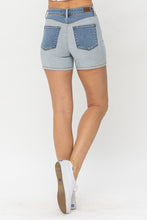 Load image into Gallery viewer, Judy Blue Color Block Denim Shorts