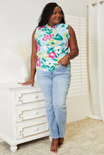 Load image into Gallery viewer, Double Take Floral Print Ruffle Shoulder Blouse