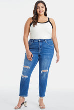 Load image into Gallery viewer, BAYEAS Distressed High Waist Mom Jeans