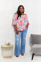 Load image into Gallery viewer, Sew In Love Fresh Take  Floral Cold-Shoulder Top