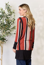 Load image into Gallery viewer, Celeste Striped Button Up Long Sleeve Cardigan