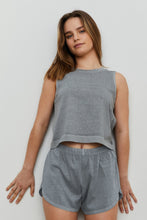 Load image into Gallery viewer, THE BLANK LAB Round Neck Crop Tank and Shorts Set