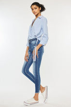 Load image into Gallery viewer, Kancan Distressed Raw Hem High Waist Jeans