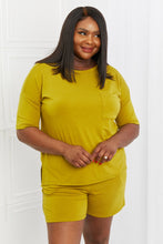 Load image into Gallery viewer, Zenana In The Moment Lounge Set in Olive Mustard