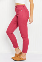 Load image into Gallery viewer, Zenana Walk the Line High Rise Skinny Jeans in Rose