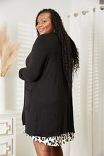 Load image into Gallery viewer, Celeste Open Front Longline Cardigan with Pockets