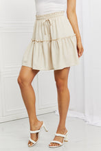 Load image into Gallery viewer, Zenana Carefree Linen Ruffle Skirt