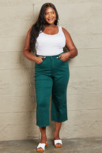 Load image into Gallery viewer, Judy Blue Hailey Tummy Control High Waisted Cropped Wide Leg Jeans