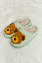 Load image into Gallery viewer, Melody Teddy Bear Print Plush Slide Slippers