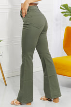 Load image into Gallery viewer, Zenana Clementine High-Rise Bootcut Jeans in Olive