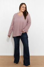 Load image into Gallery viewer, Jodifl Stay Awhile Waffle Knit Tee