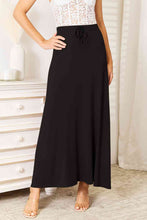 Load image into Gallery viewer, Double Take Soft Rayon Drawstring Waist Maxi Skirt Rayon