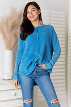 Load image into Gallery viewer, Zenana Center Seam Waffle-Knit Top